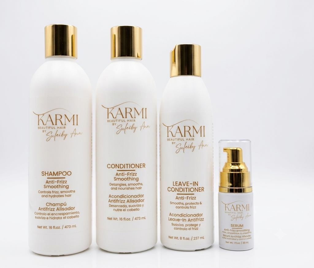 SHAMPOO + CONDITIONER + LEAVE-IN + SERUM