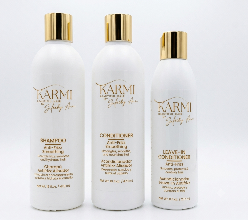 SHAMPOO + CONDITIONER + LEAVE-IN
